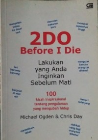 Image of 2 Do Before I Die