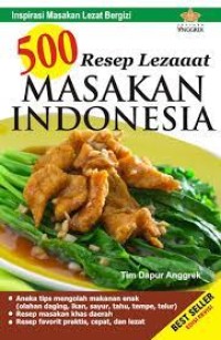 500 Resep lezat Masakan Indonesia