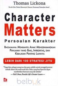 Image of Character Matters (Persoalan Karakter)