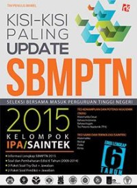 Image of Kisi-Kisi Paling Update SBMPTN 2015 Kelompok IPA/SAINTEK