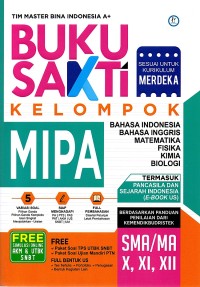 Image of Buku sakti SMA/MA kelompok MIPA