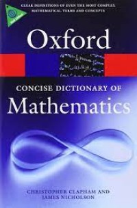 Image of Concise Dictionary of Mathematics
