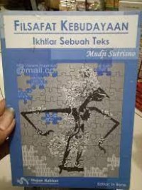 Image of Filsafat Kebudayaan: Ikhtiar Sebuah Teks