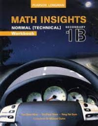 Math Insight Normal Secondary 1B