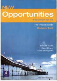 New Opportunities Education for Life: Pre-Intermediate S.B