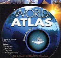 Image of World Atlas Spinning Globe The Ultimate Interactive 3-D Atlas