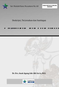 Image of Ala-Ayuning Dina Miwah Sasih; Seri Naskah Kuna Nusantara No. 60