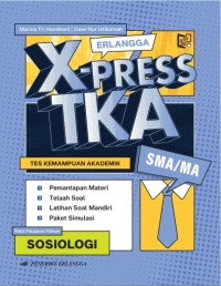 Image of Erlangga X-press TKA Sosiologi