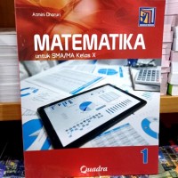 Image of Matematika #1 untuk SMA/MA Kelas X