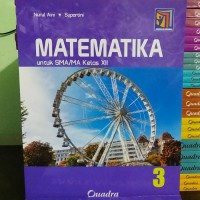 Image of Matematika #3 untuk SMA/MA Kelas XII