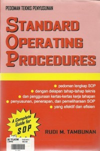Image of Pedoman Teknis Penyusunan Standard Operating Procedues
