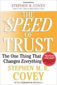 Image of The speed of trust 
